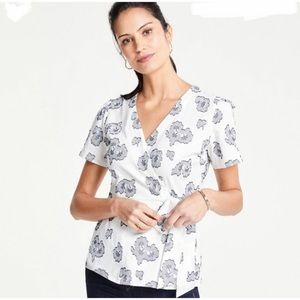 Ann Taylor Wrap Top
